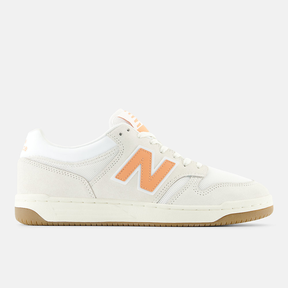 New Balance 480 Shoes Sea Salt with White and Copper